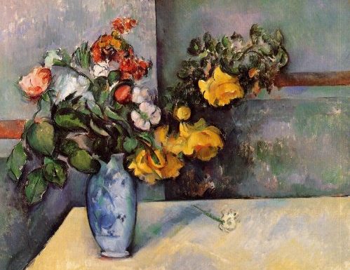 Natura morta, fiori in un vaso – Paul Cézanne