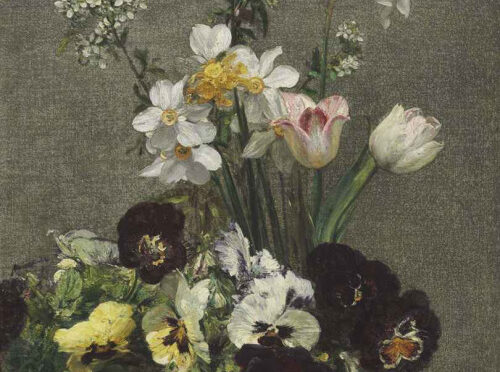 Narcisi, tulipani e pansé di Henri Fantin Latour